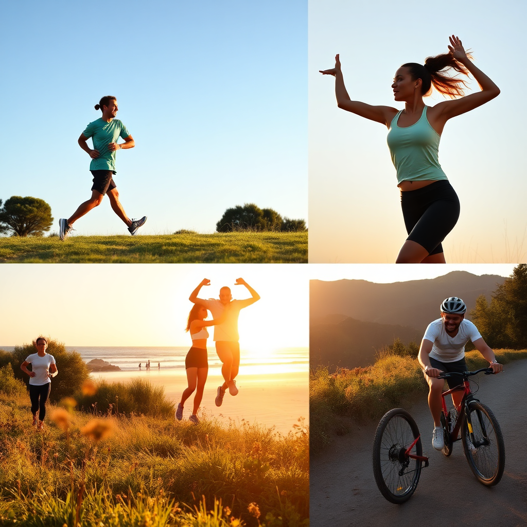 Persona activa disfrutando de un estilo de vida saludable