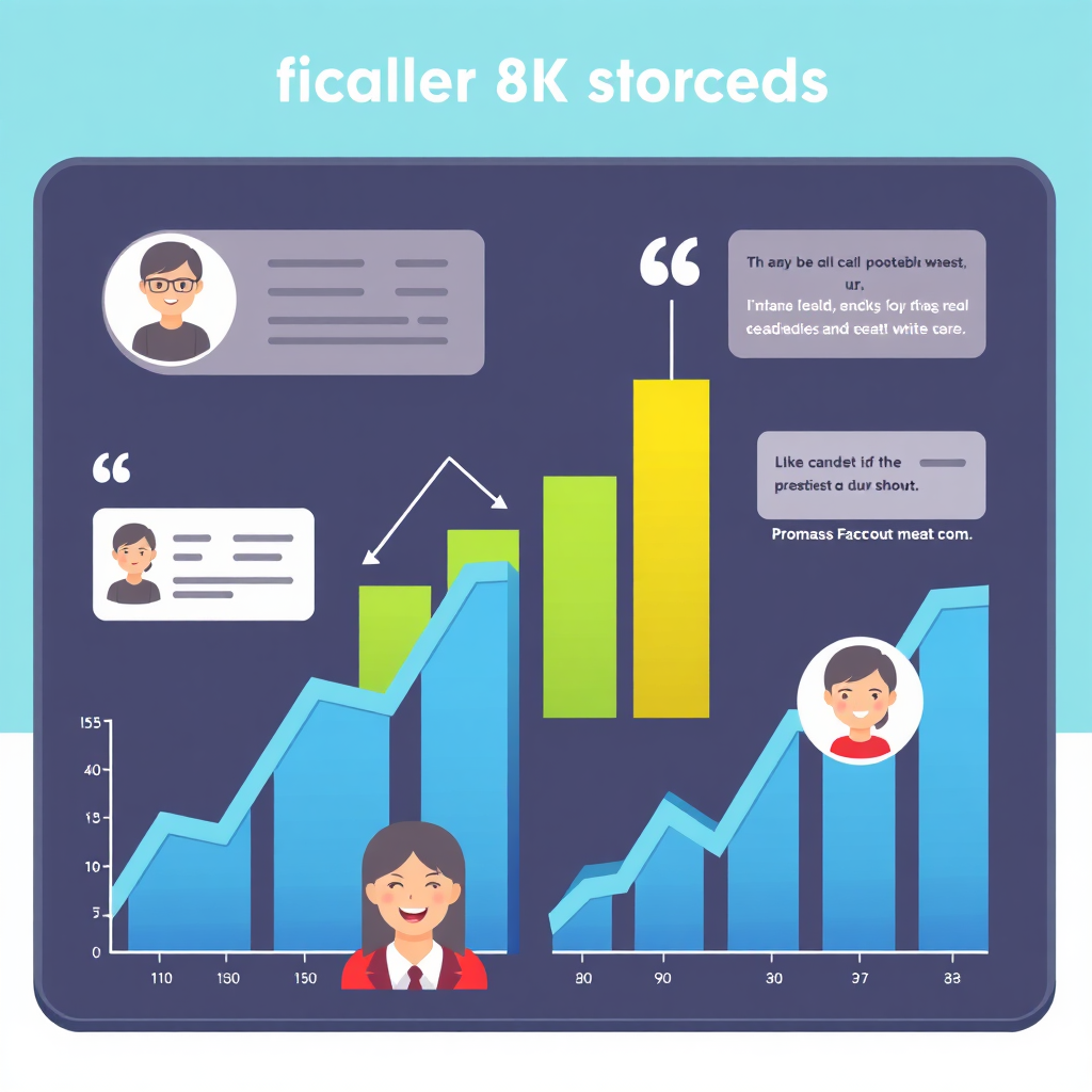 A stylized image showcasing graphs and charts illustrating financial growth and success, with testimonials and happy faces subtly integrated. The overall style should be professional and trustworthy. 8K resolution.
