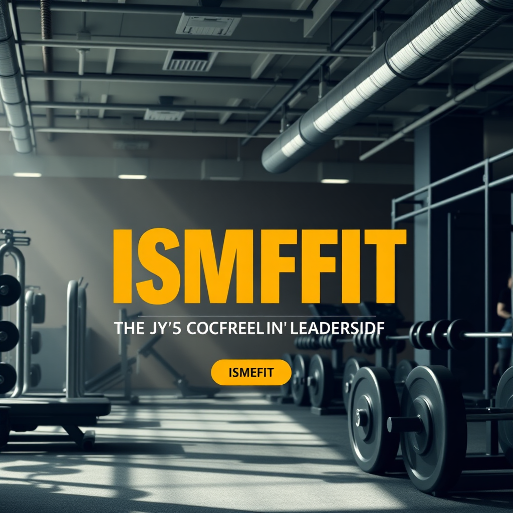  Una imagen estilizada que muestra el liderazgo y la innovación de un gimnasio que utiliza Ismefit, con un enfoque en el crecimiento y el éxito a largo plazo. La iluminación es profesional e informativa, con una estética limpia y moderna. Resolución 4K.