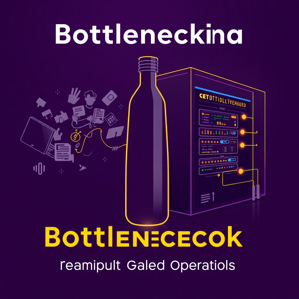 Visual representation of a bottleneck