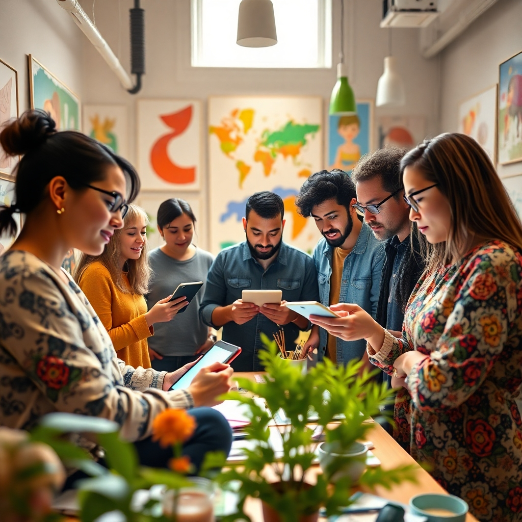 Design an image that represents digital marketing efforts globally, showing analytics and charts on screens. Use a color palette of dark blues with bright highlights to create a professional setting that invokes trust. Include textures like smooth glass and sleek interfaces. The composition should emphasize technology, SEO metrics, and global reach with a clear, high-quality finish.