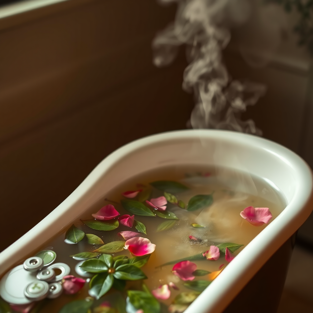 Ayurvedic herbal bath for postpartum recovery