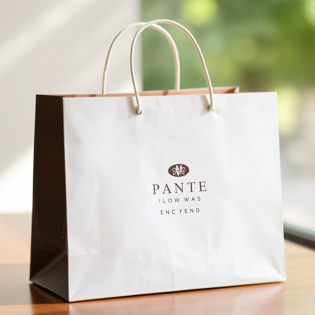 Custom Printed Paper Shopping Bag
