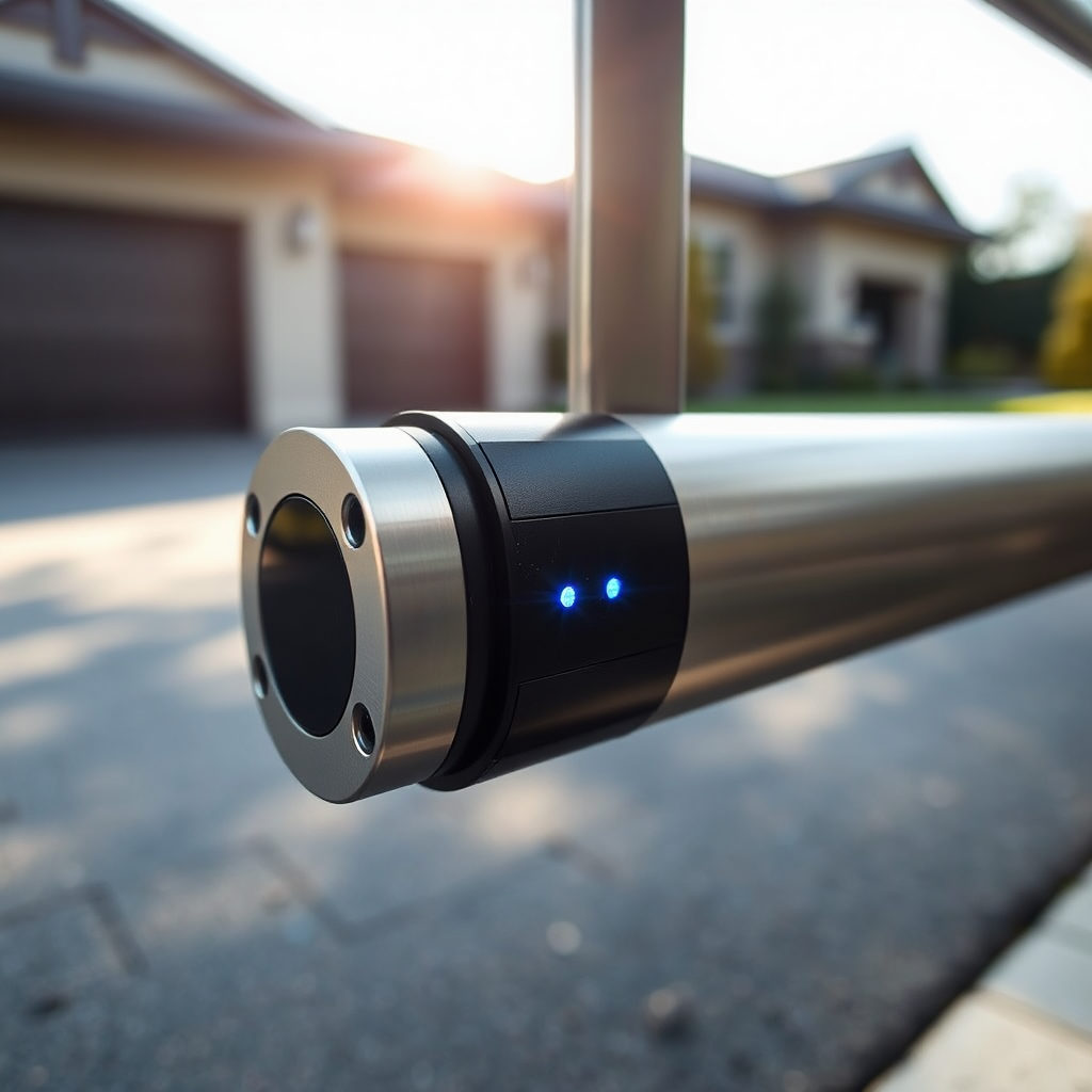 Sliding gate motor in action
