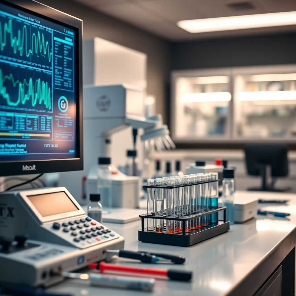 Modern laboratory equipment