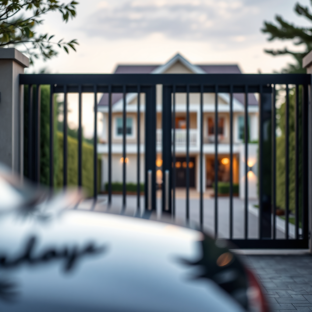 RESQ gate opening effortlessly for a car