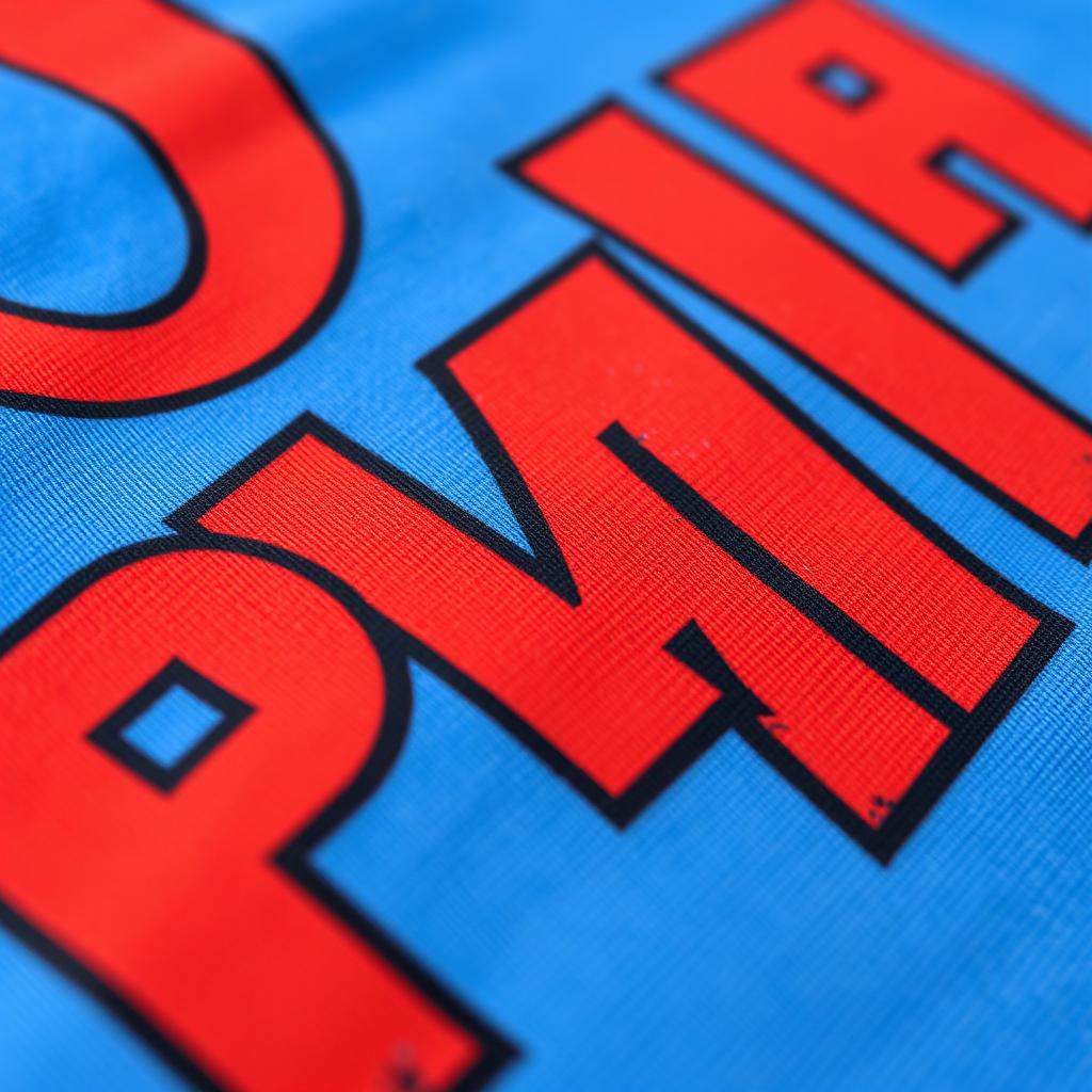 Screen printing on a durable textile