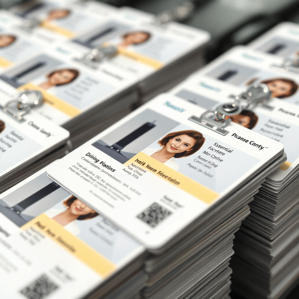 Professional employee ID cards