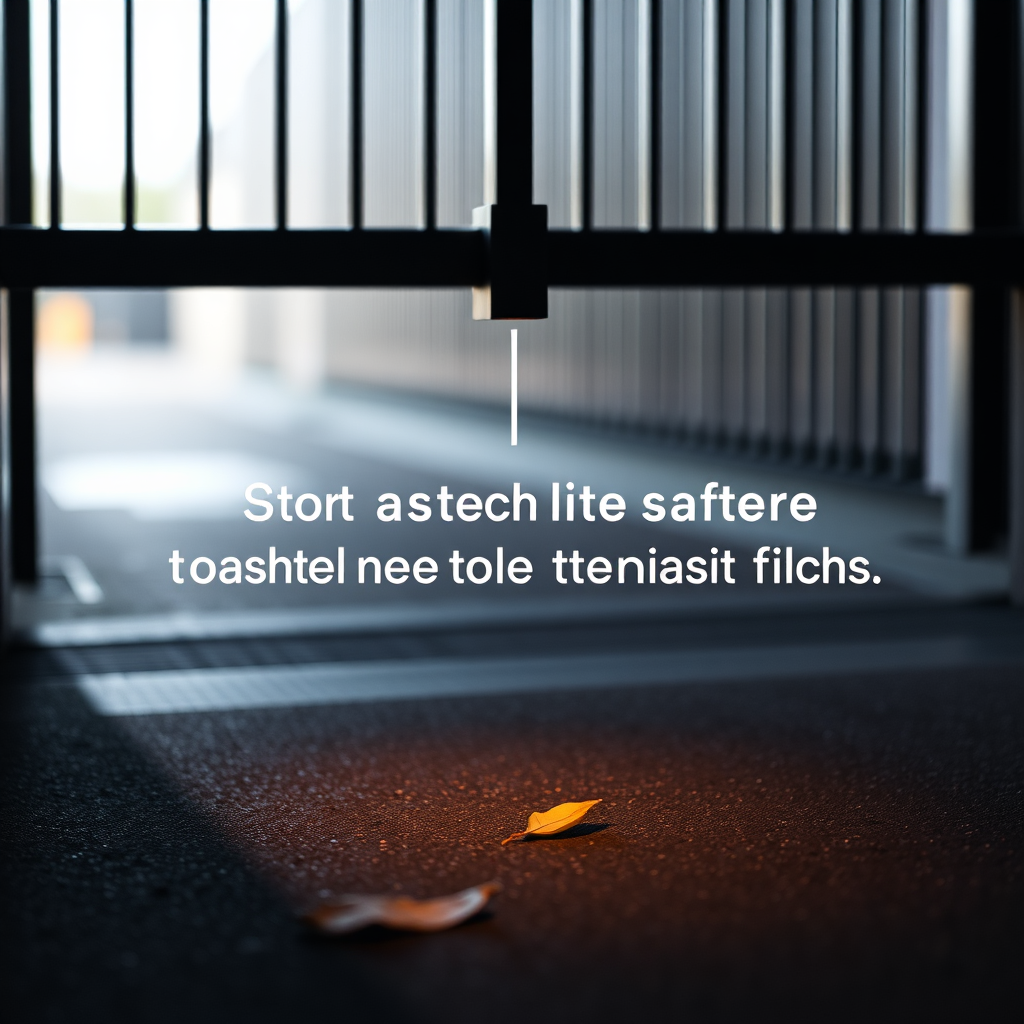 Gate stopping due to obstacle detection