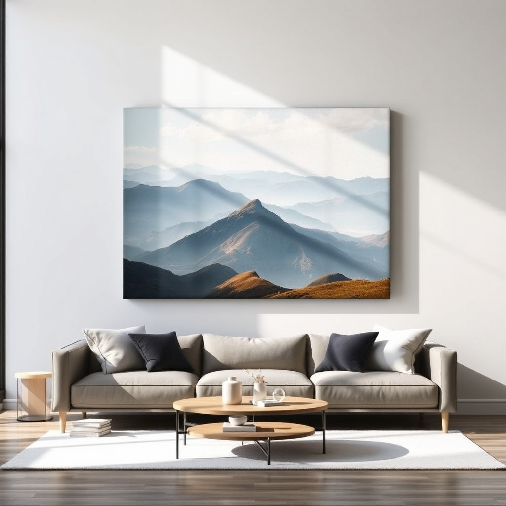 Canvas print wall art