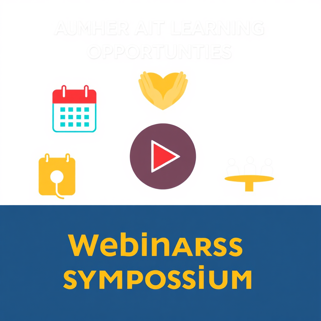 Illustration representing MAHER Webinars & Symposiums