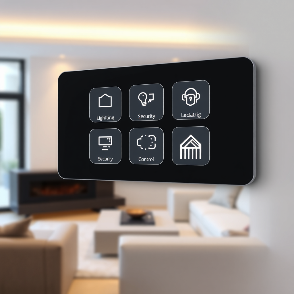 Smart home integration interface example