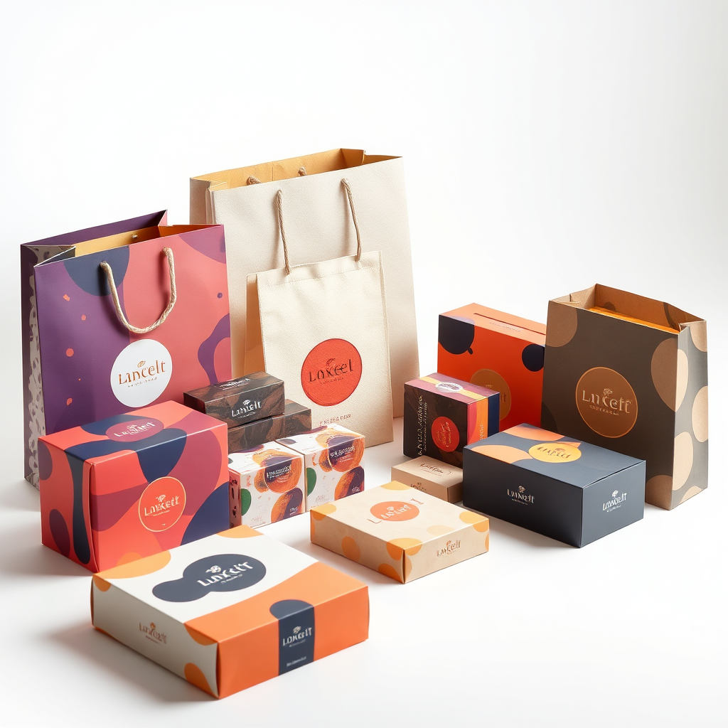 Custom printed packaging boxes and bags