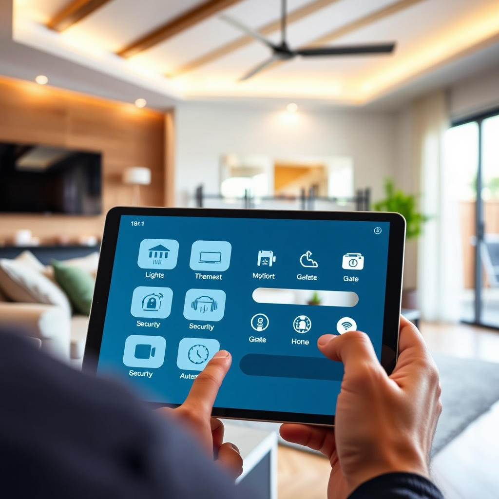 Smart home control interface