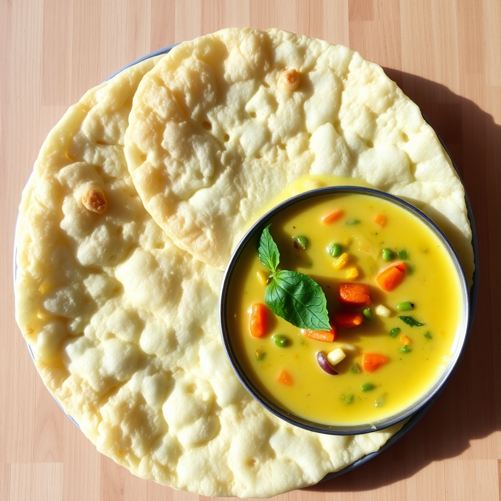 Appam and Vegetable Stew