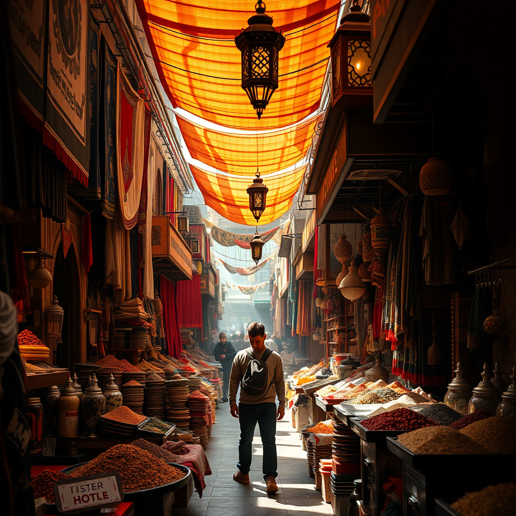 Moroccan Souk Market