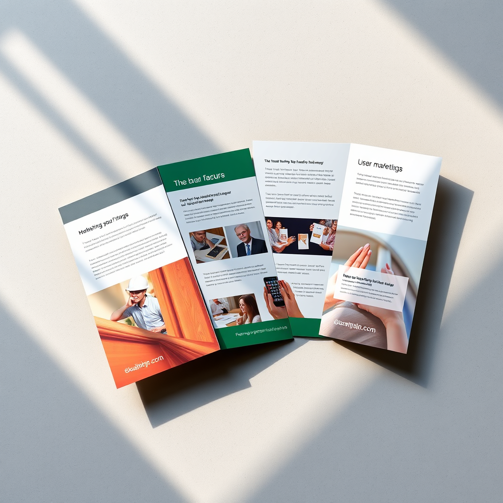 Engaging marketing brochure