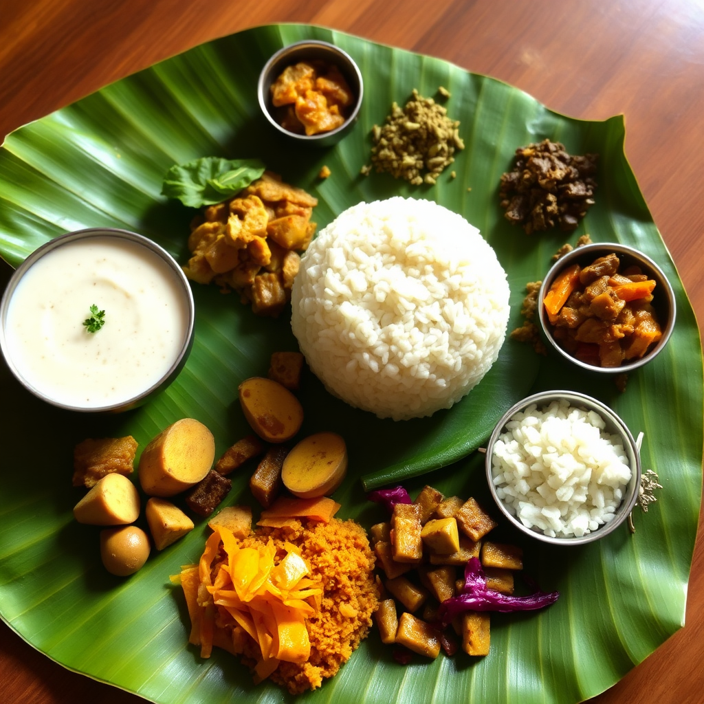 Ayurvedic nourishing cuisine