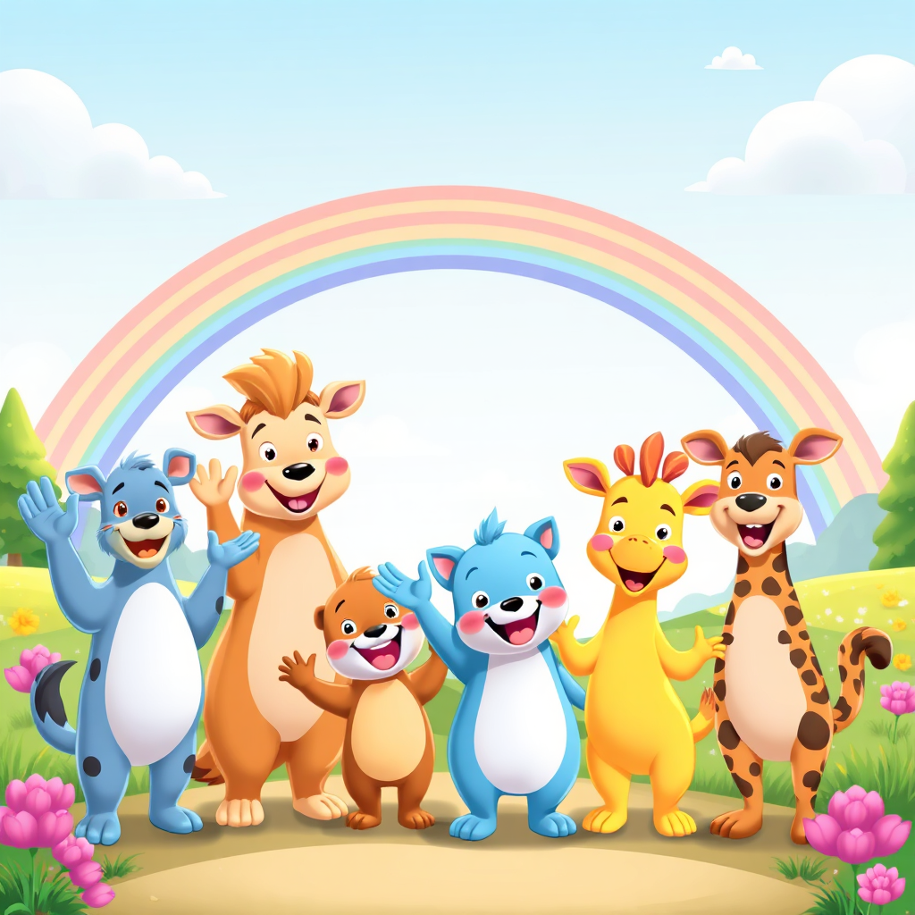 Moo and Family characters
