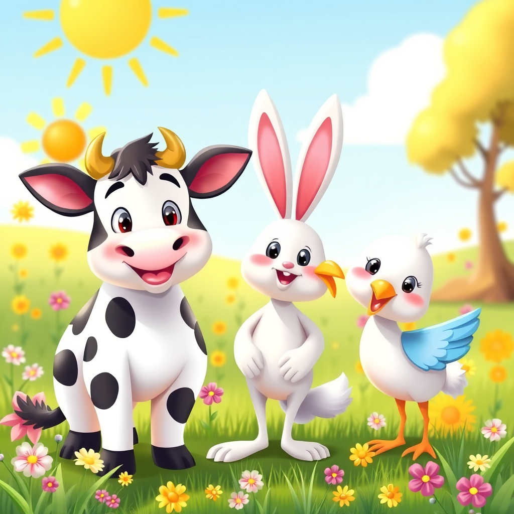 Moo and Family characters