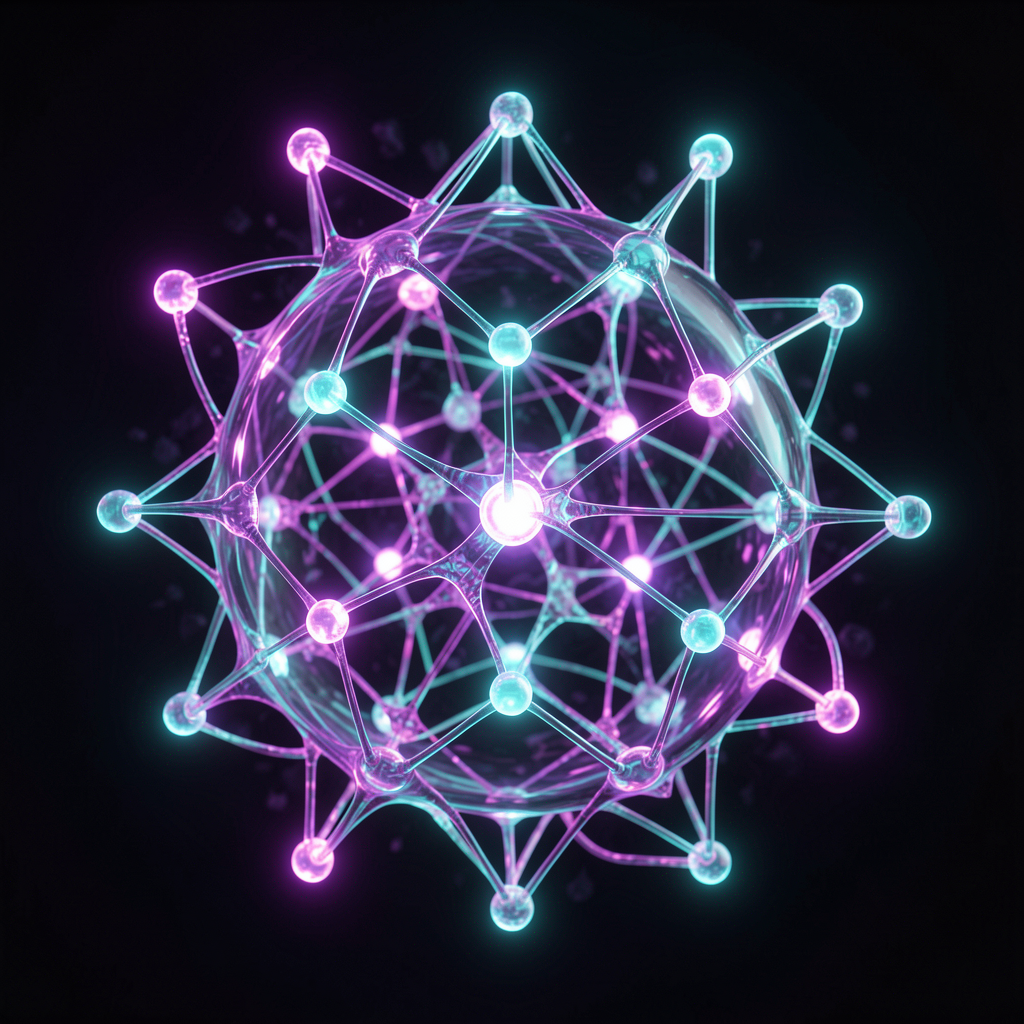 Futuristic AI Neural Core illustration