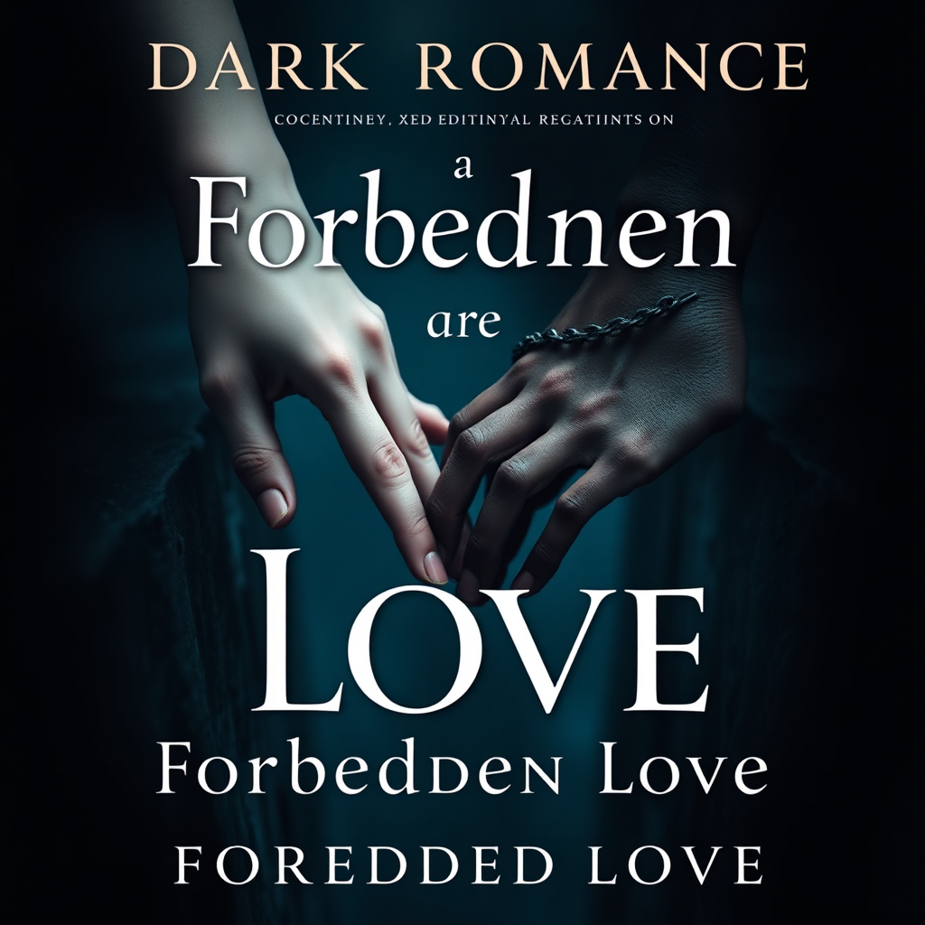 Mini novel cover with theme of forbidden connection