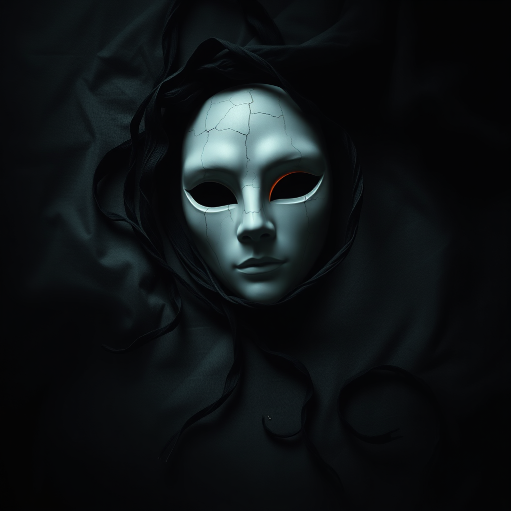 Abstract representation of dark romance themes