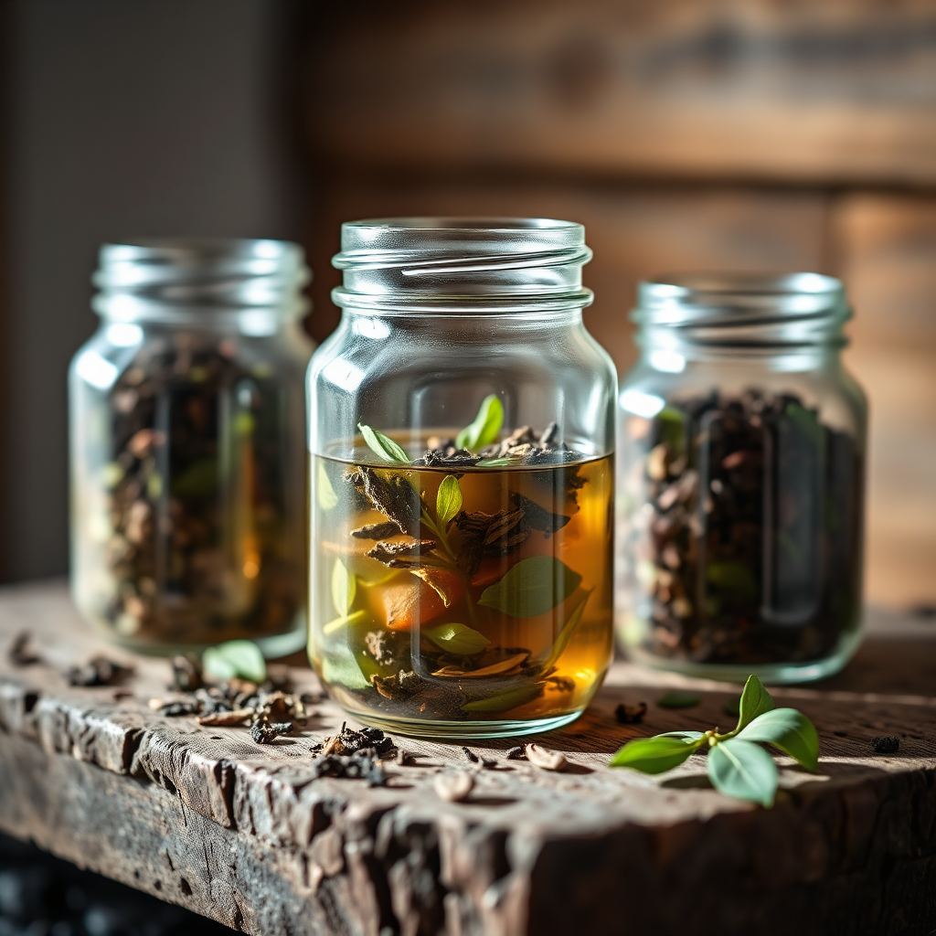 Assorted organic herbal tea blends