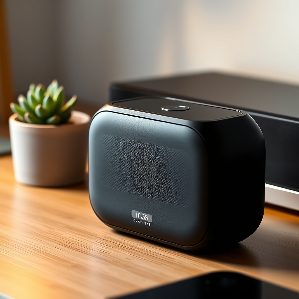Sleek portable Bluetooth speaker