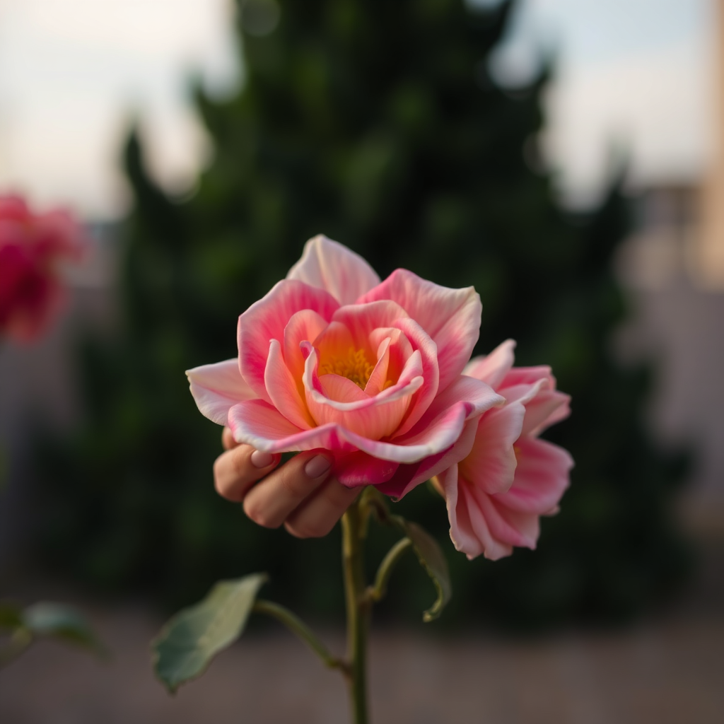 الشنطة في وضع عمودي مع عرض التصميم