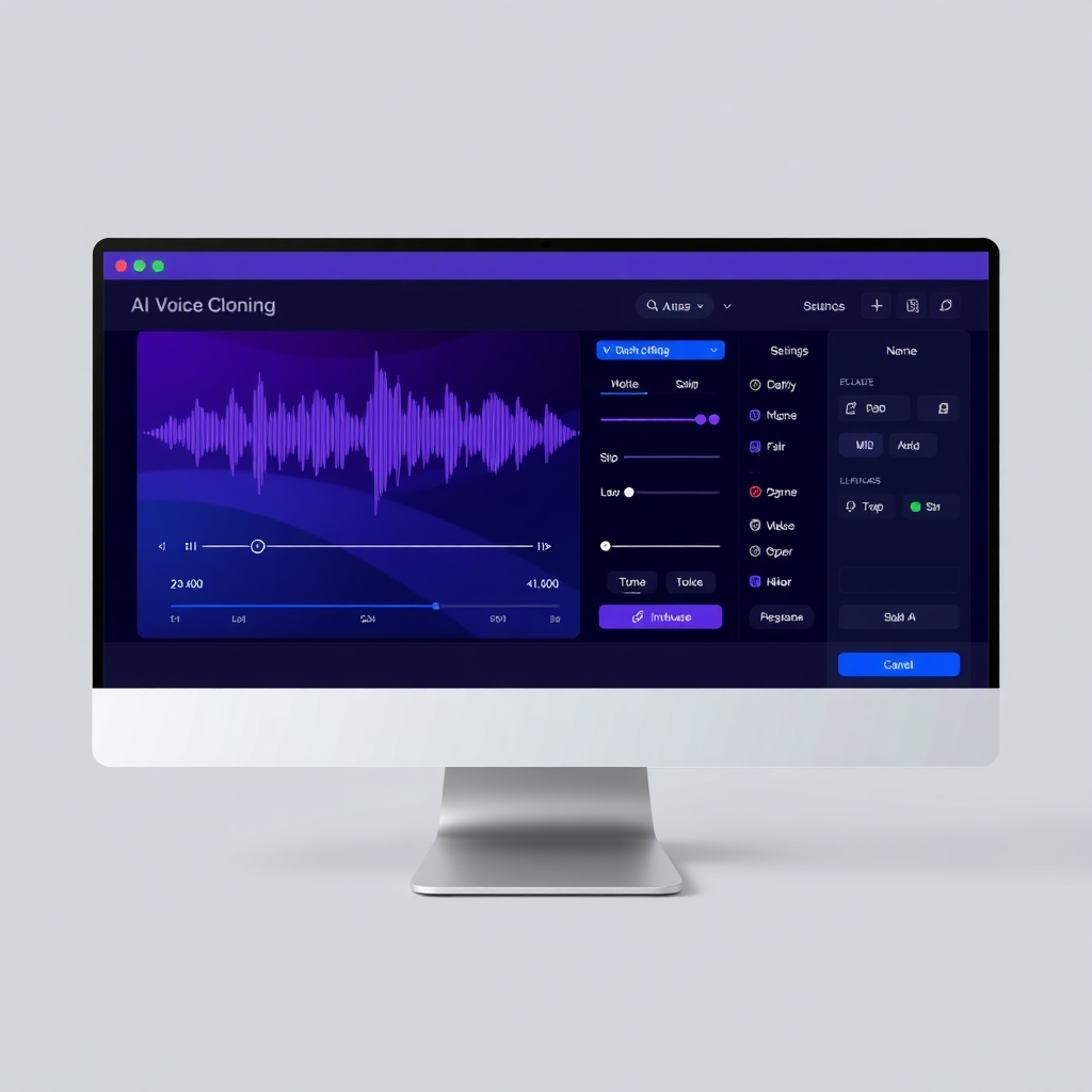 AI Voice Cloning Interface