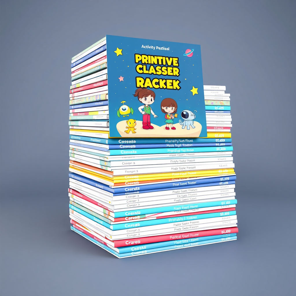 500 Page Kids Activity Bundle Mockup