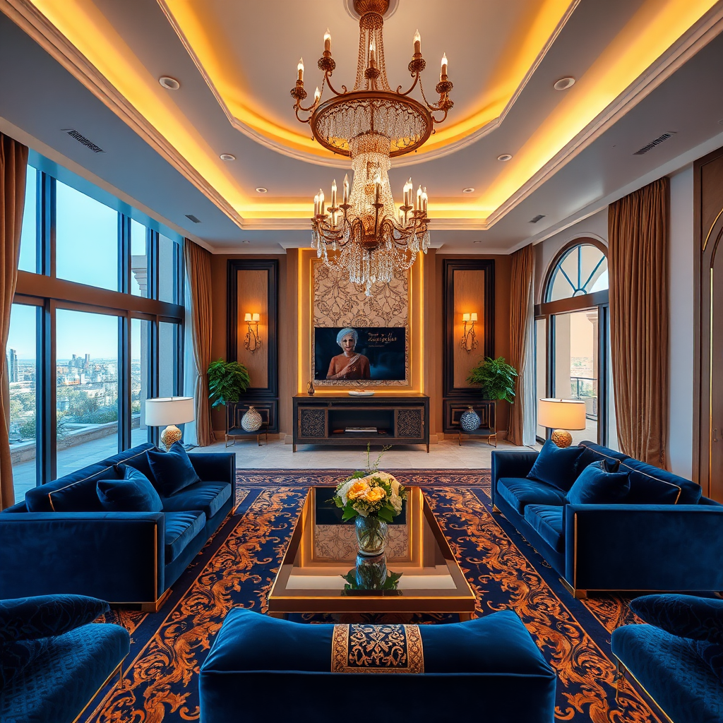 Luxury living room design