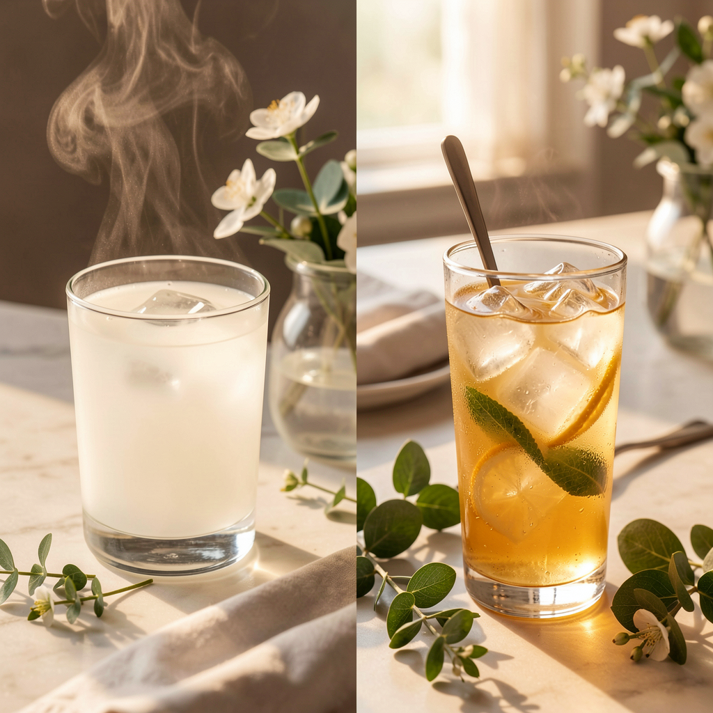Hot or iced visual
