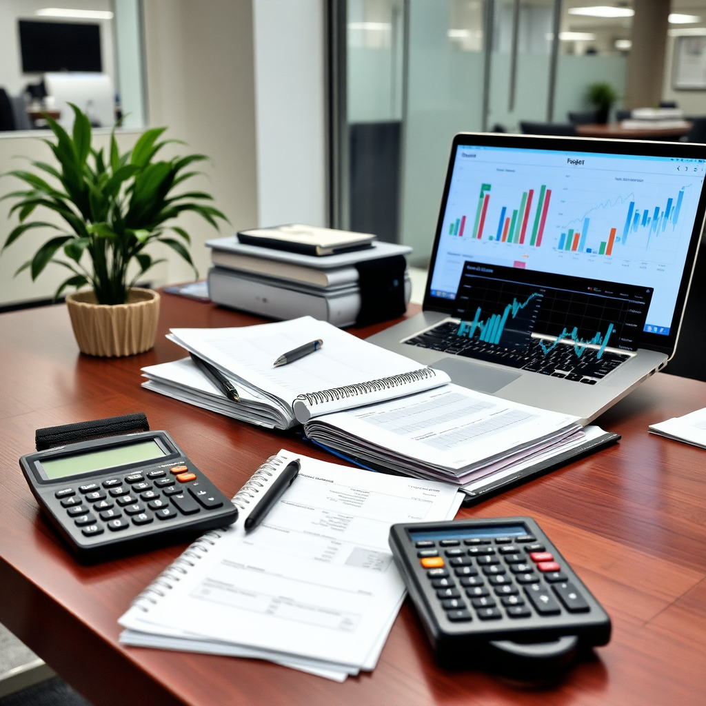 Bookkeeping best practices desk setup