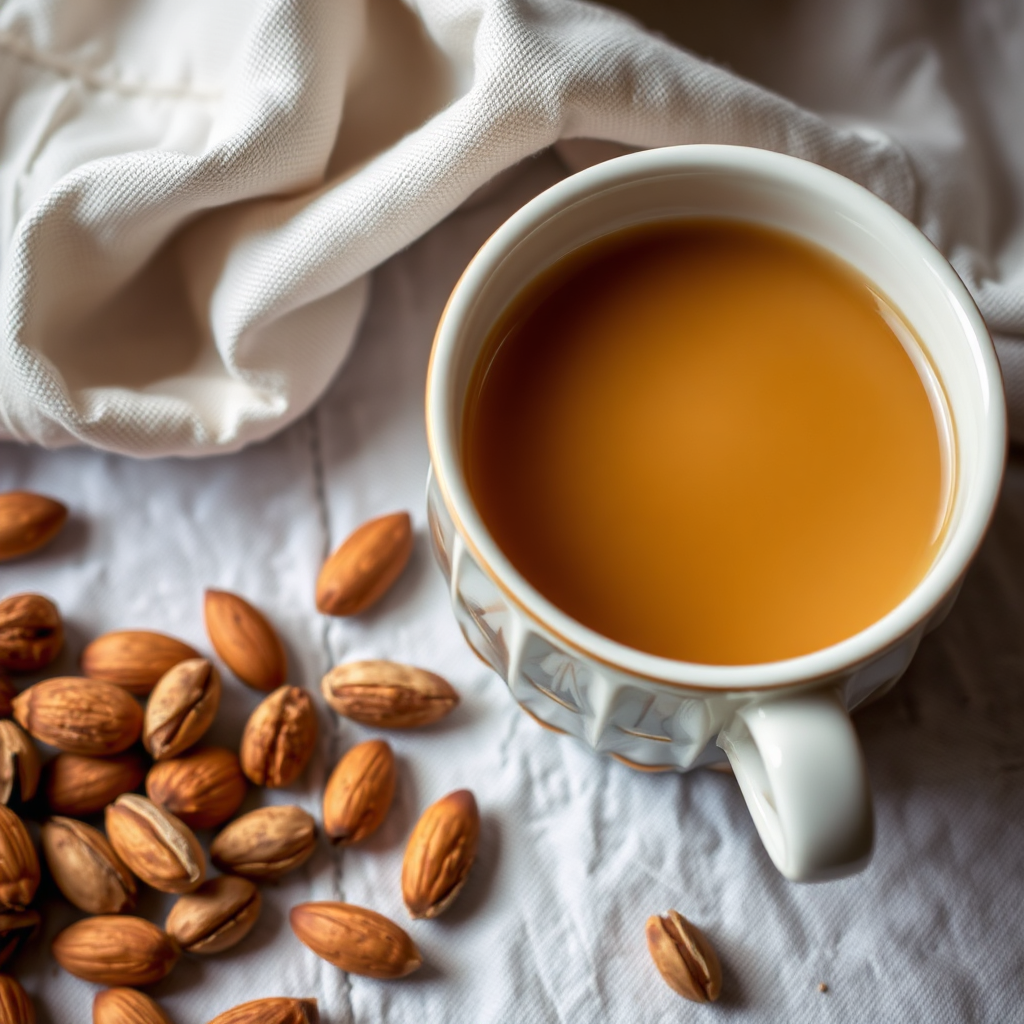 Toasted almonds and spices with rooibos