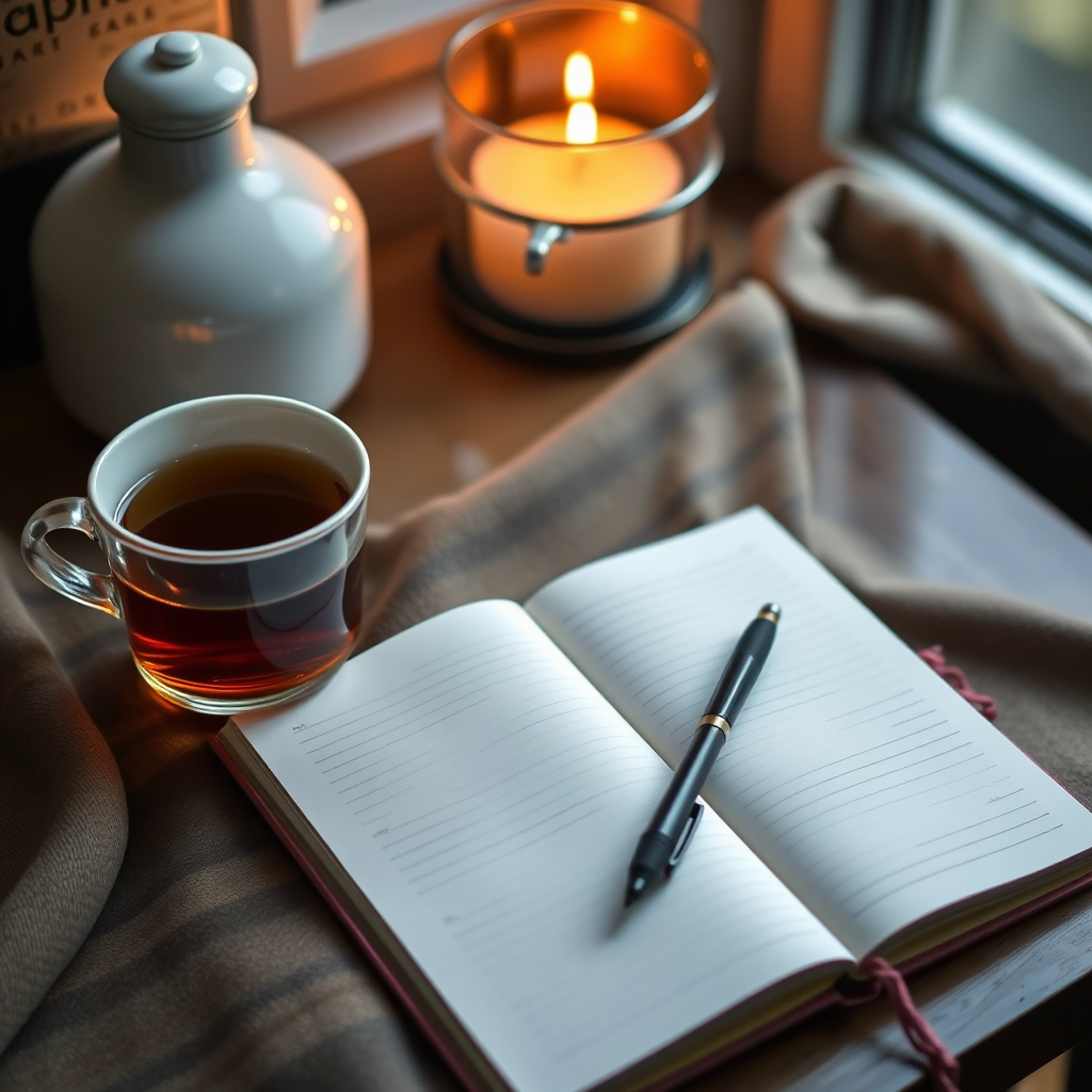Journaling and tea