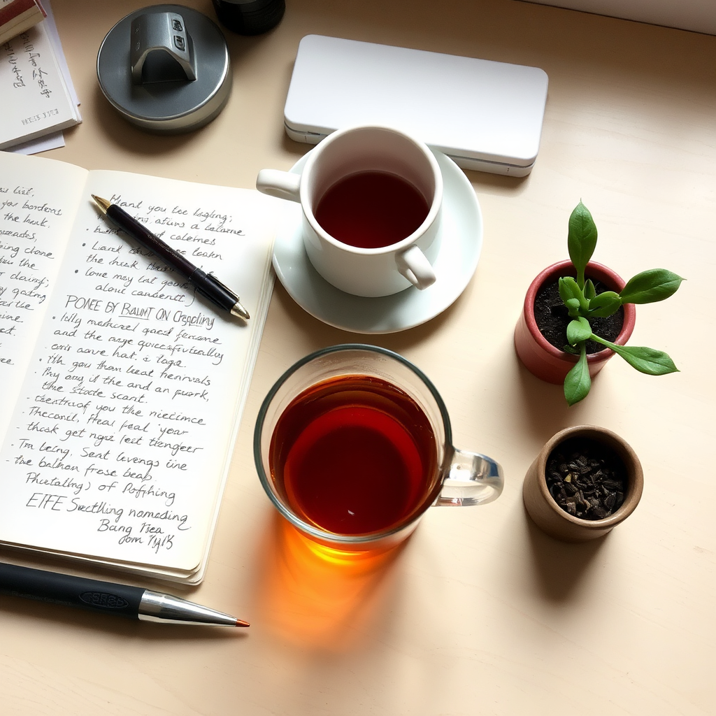 Wellness reflection scene
