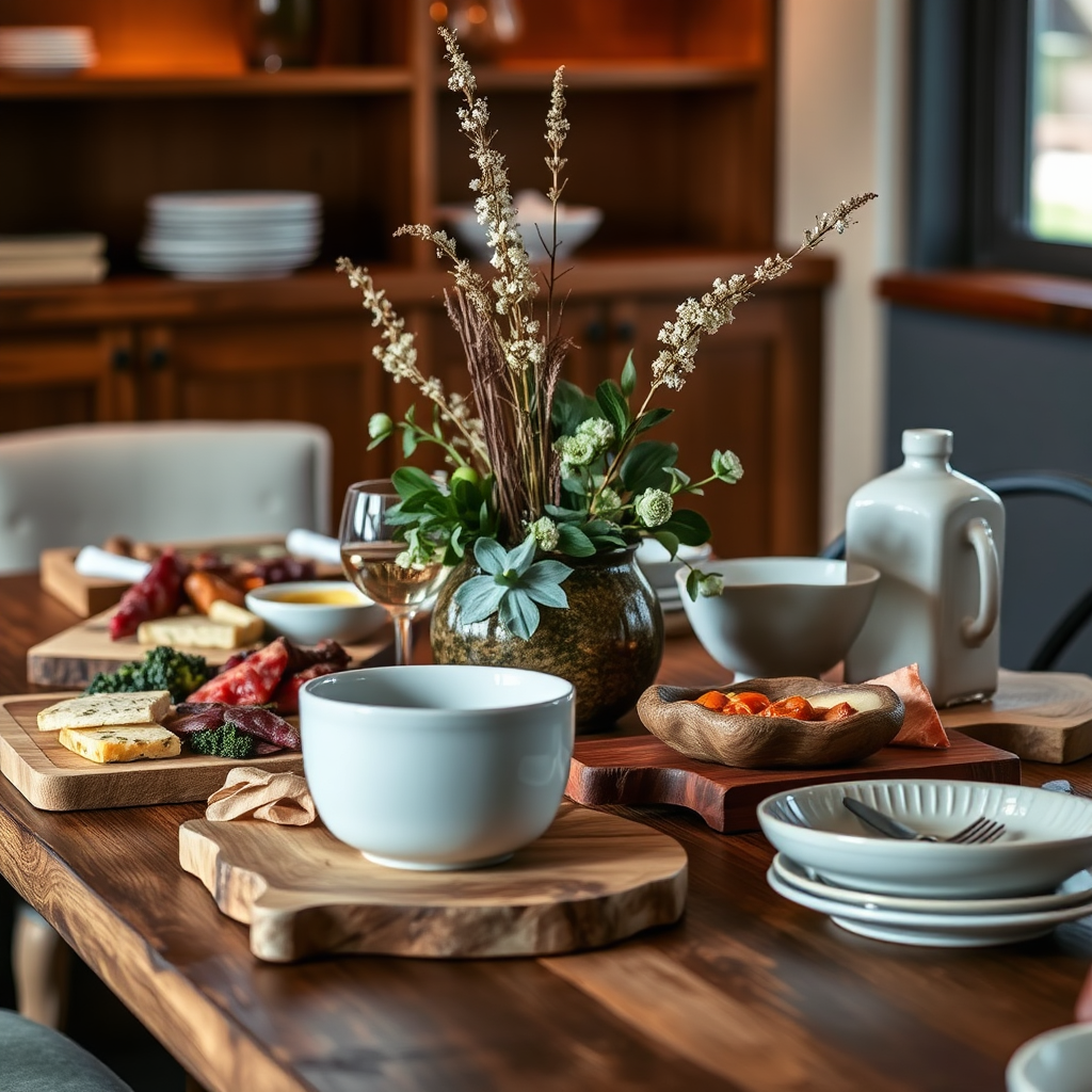 Artisan charcuterie and provoleta set