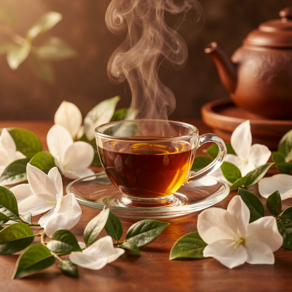 Editorial collage of tea styles