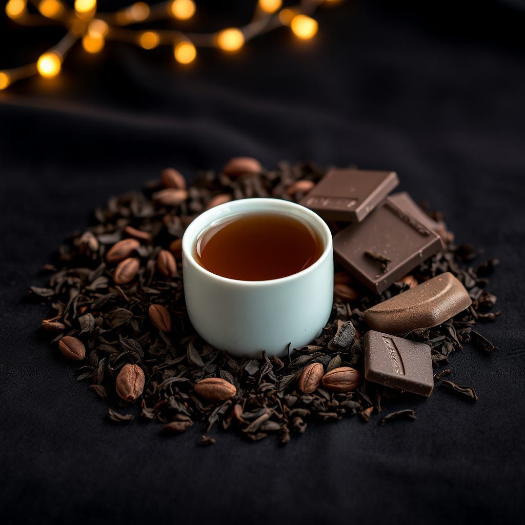 Luxurious tea profile visual