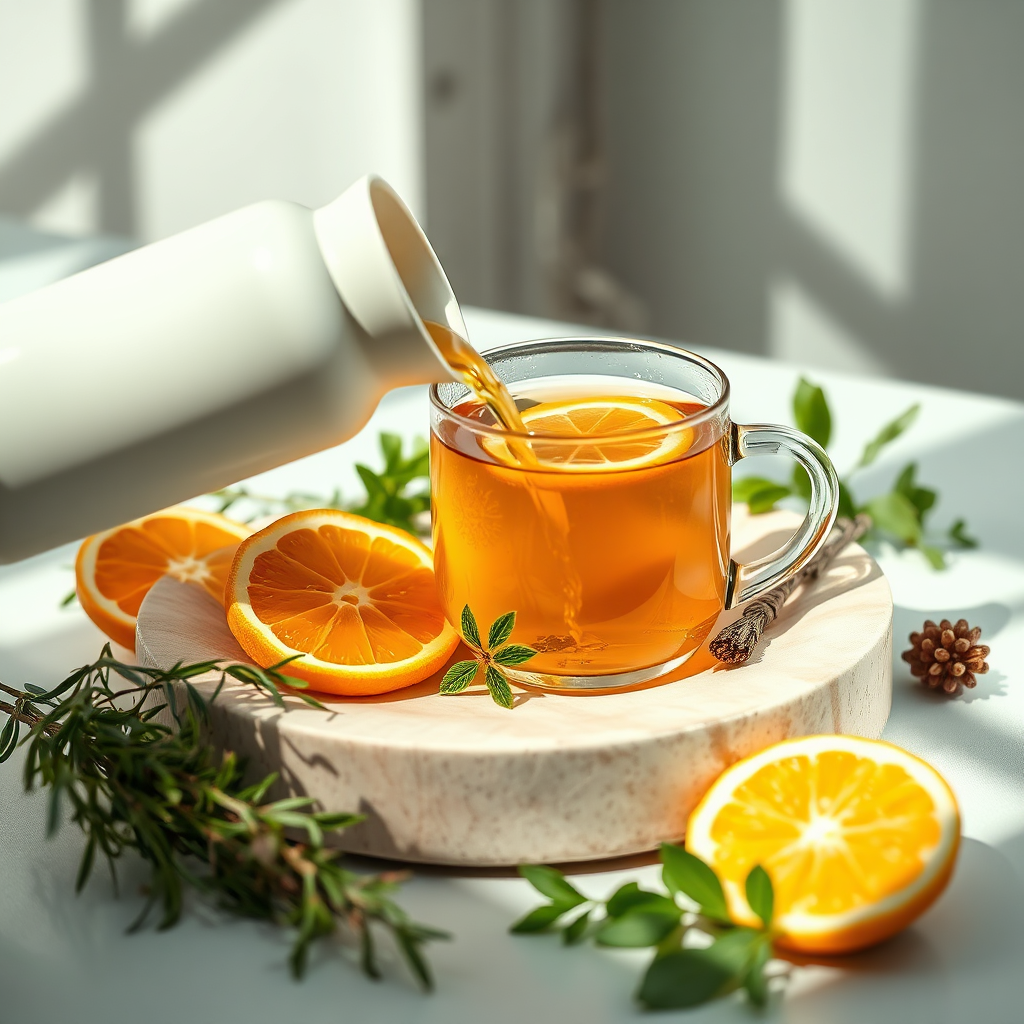 Calming wellness imagery