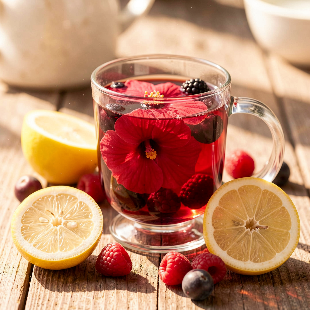 Berry Hibiscus tea
