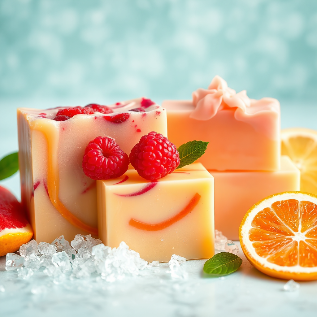 Fruit & Glow Soaps - Mango Glow, Citrus Blossom, Wildberry Glow