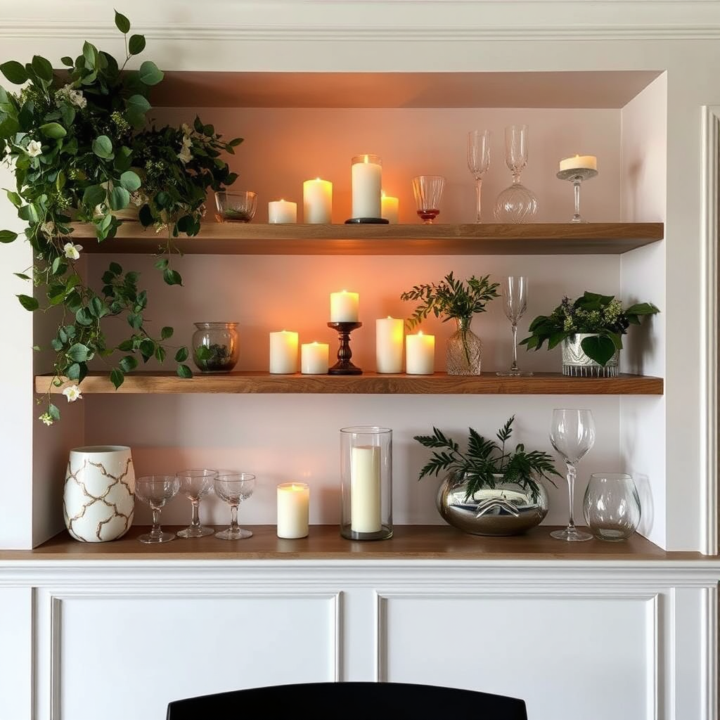 Apothecary shelves
