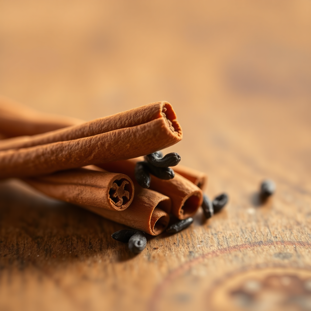 Cinnamon sticks and cloves