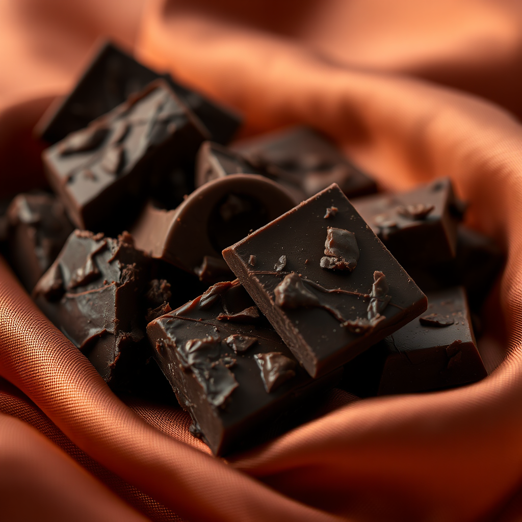 Dark chocolate visuals