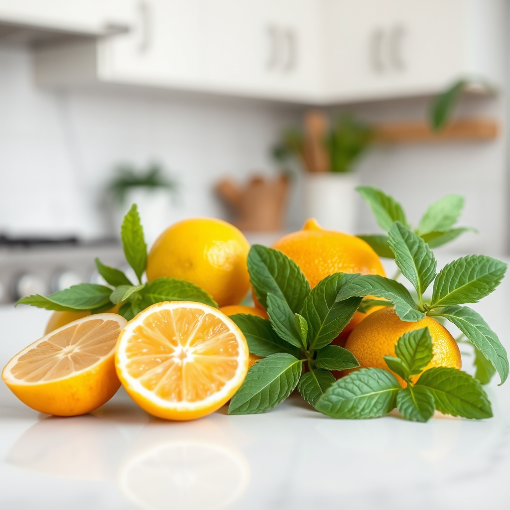Moringa leaves with citrus