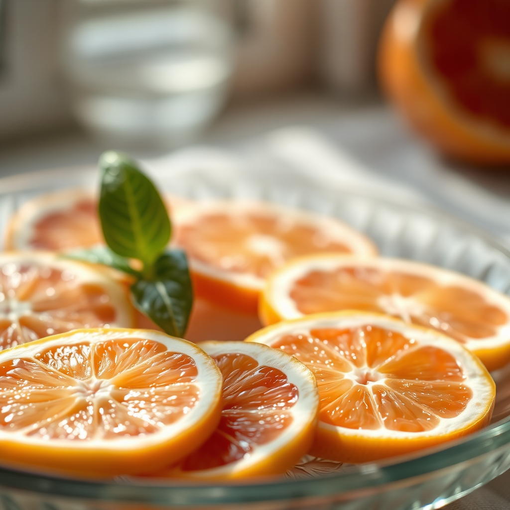Grapefruit slices
