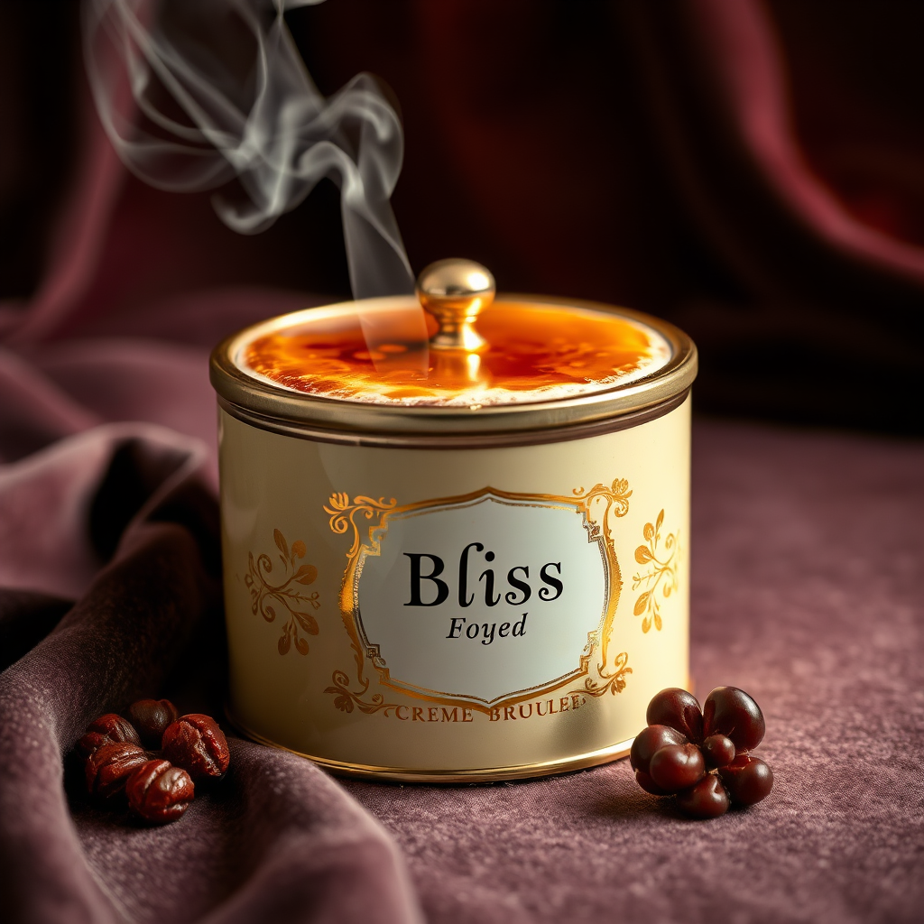 Crème Brûlée Bliss tin